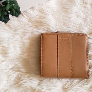 Coach Tan Leather Bifold Wallet